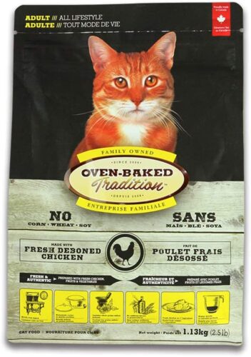 オーブンベイクド総合栄養食 成猫用 キャットフード OVEN-BAKED アダルト チキン 1.13kg